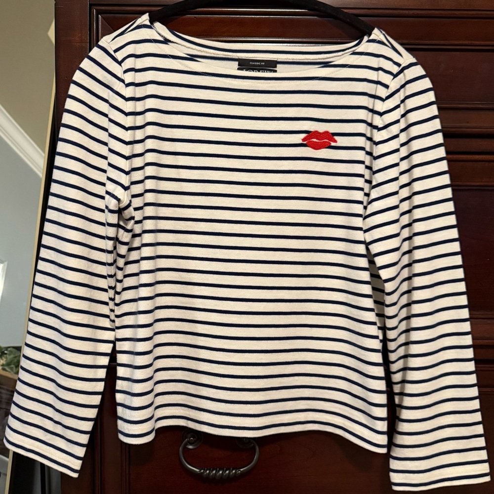 NWOT J Crew Striped Shirt